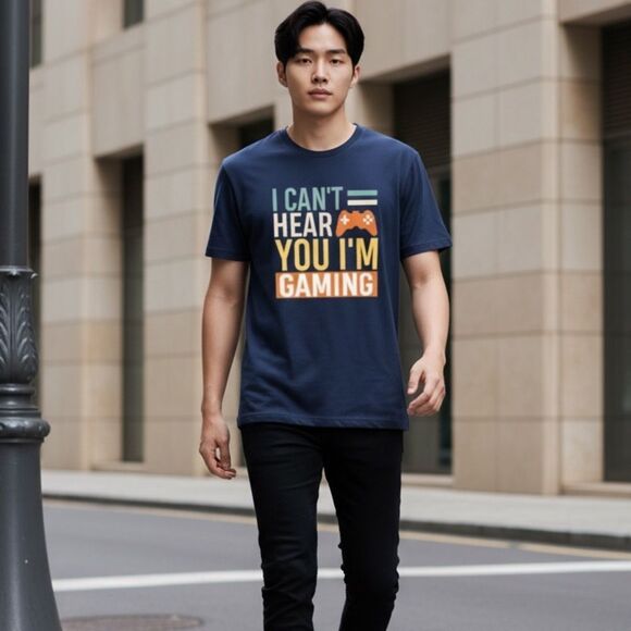 Other - NWat Unisex Black Gaming I Can’t Hear You Graphic Short Sleeve Tee - Size Large